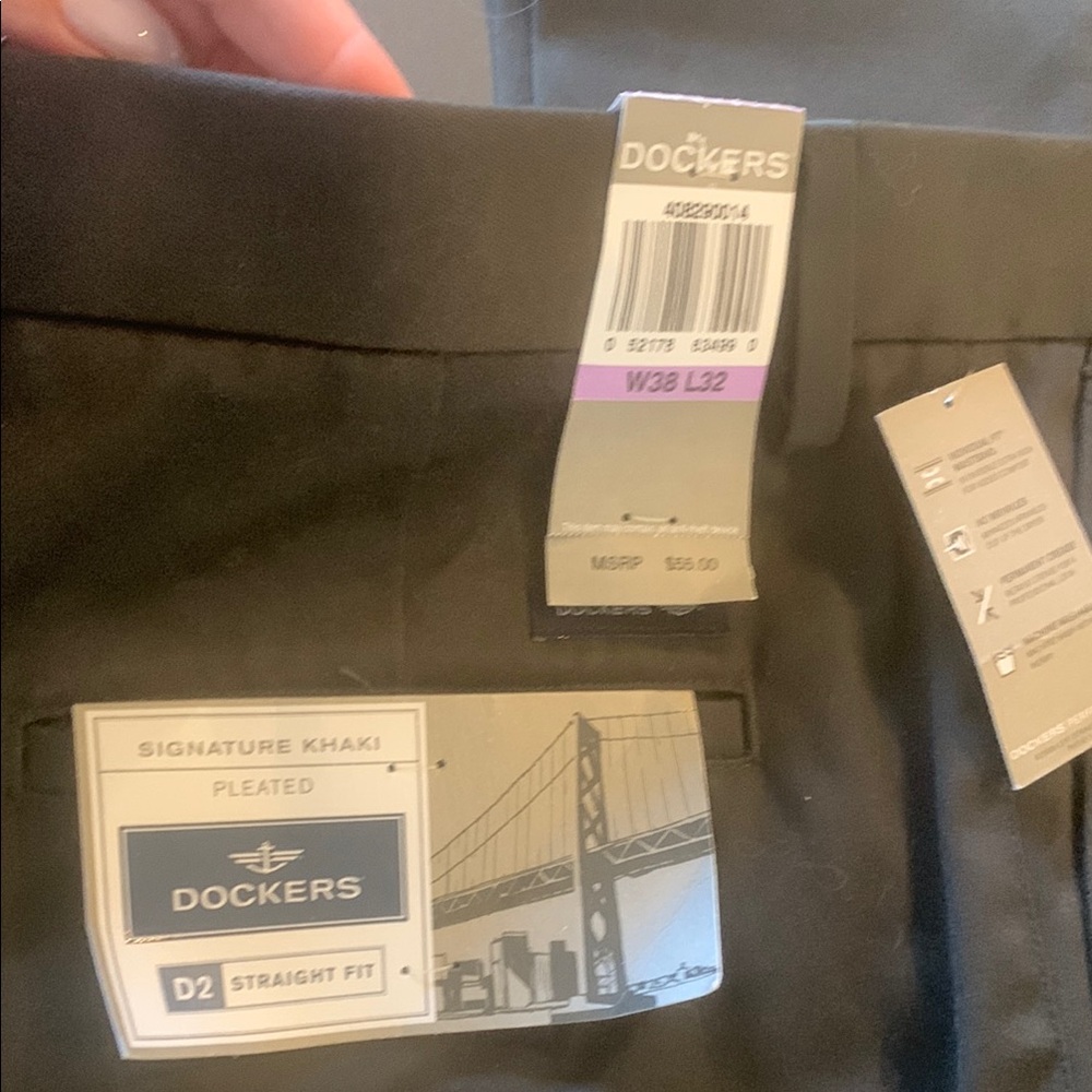 Dockers Gray Dress Pants Smooth Fabric - Picture 2 of 6